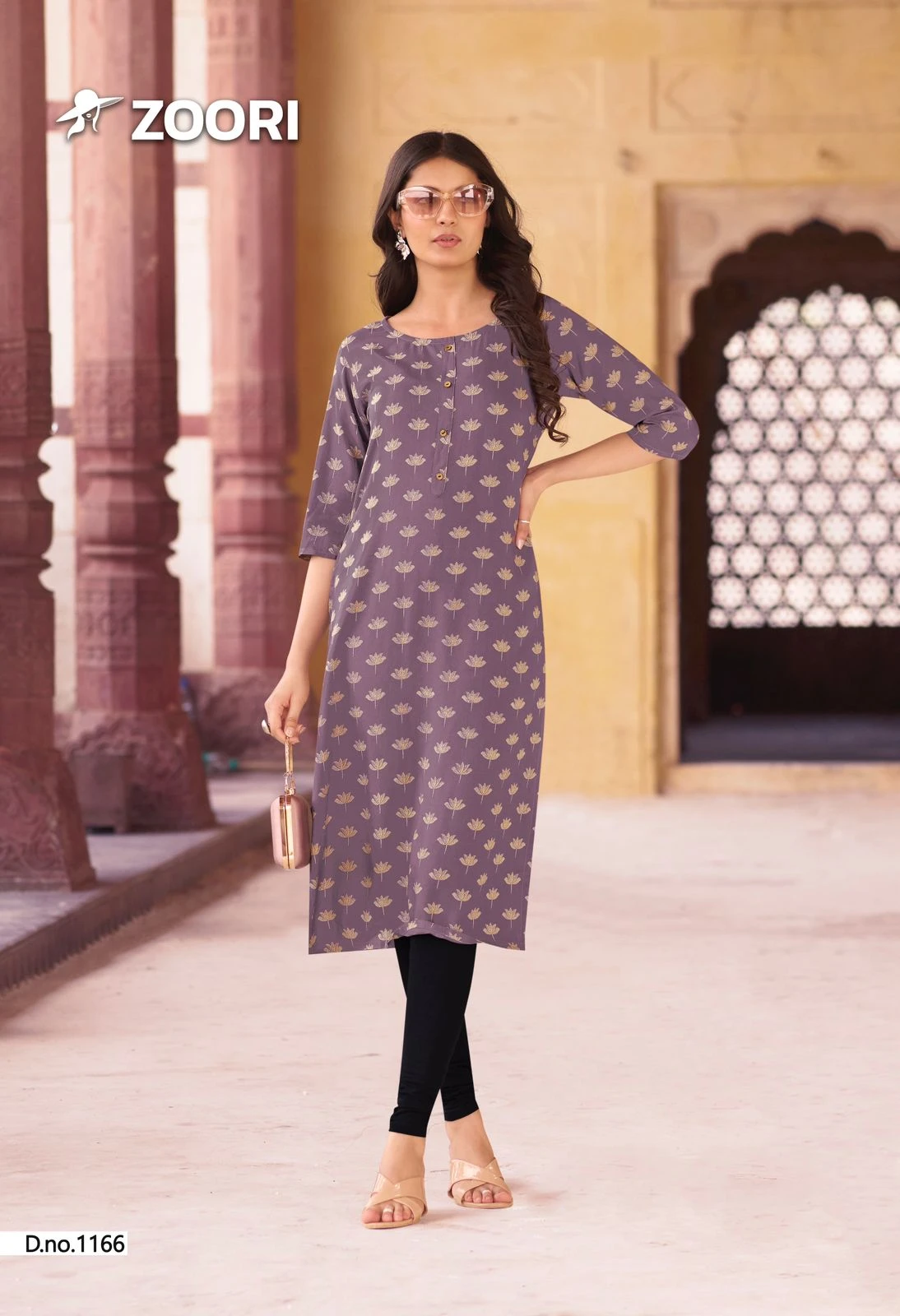 Zoori Akshara Vol 28 Rayon Print Wholesale Fancy Kurtis Catalog — Wholesale Kurtis, MPA wholesale from Surat - Gallery Image 3